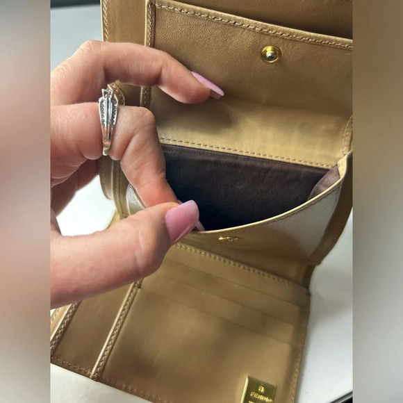 Fendi Zucca Turquoise Compact Wallet 2270-31098-018 - Picture 6 of 8